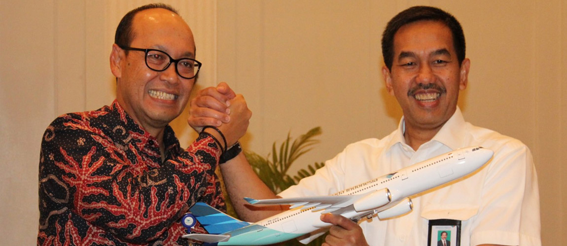 Garuda Indonesia dan AP II Tandatangani Kerjasama Pemanfaatan Lahan Komersil Kargo di Areal Bandara Soekarno Hatta