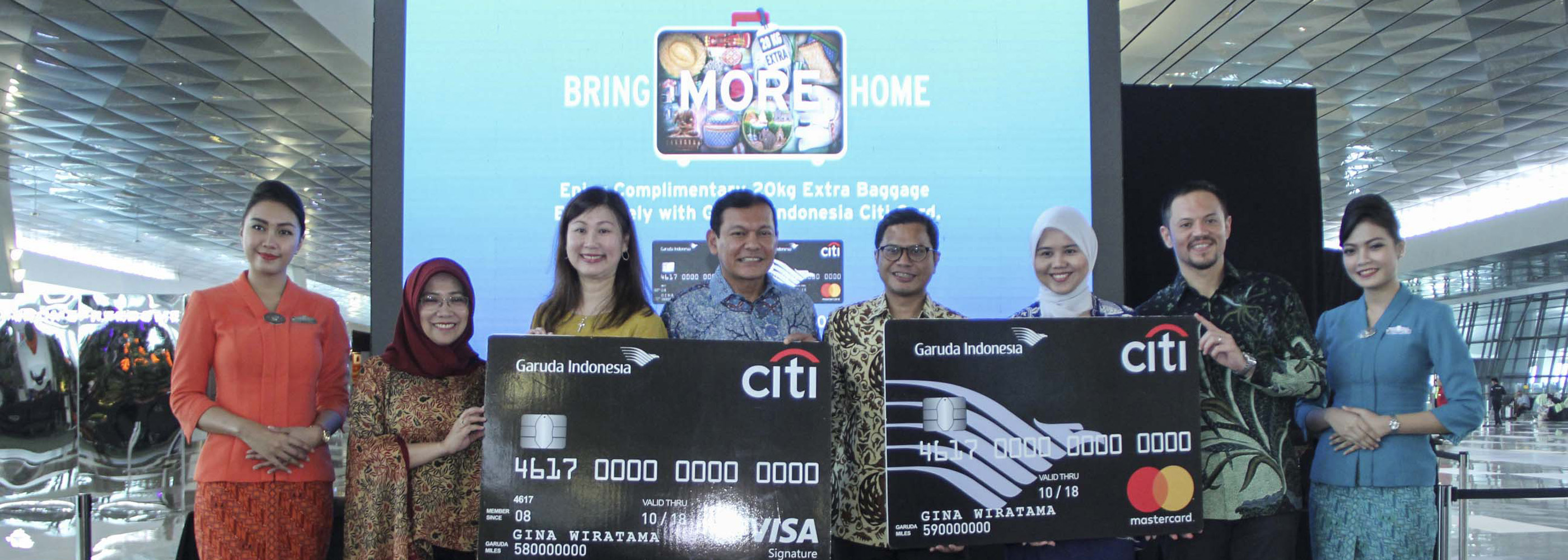 Tingkatkan Benefit Bagi Pemegang Garuda Indonesia Citi Card, Citi Indonesia dan Garuda Indonesia Perkenalkan Kampanye "Bring More Home"