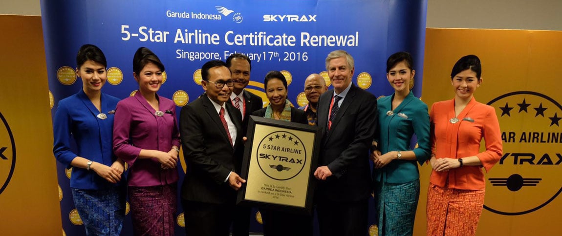 GARUDA INDONESIA ATTAINS THE SECOND TIME AS “5-STAR AIRLINE”