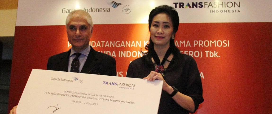 Garuda Indonesia & Trans Fashion Indonesia Laksanakan Kerjasama Customer Loyalty Program